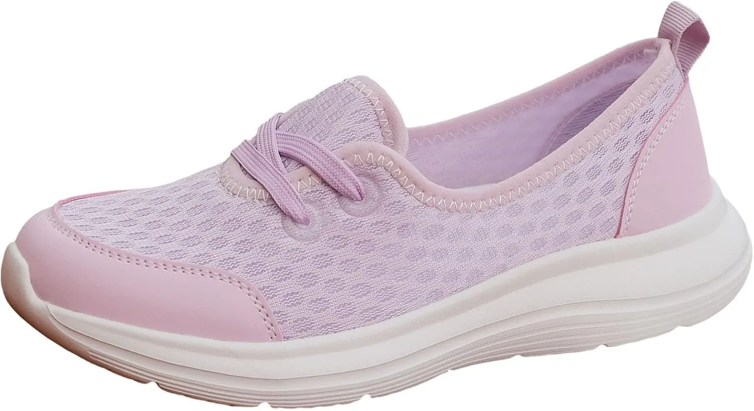 Women's Sneakers Lightweight Slip On Sport Shoes Arch Support Orthopedic Shoes Slip-On Walking Shoes Flat Loafer