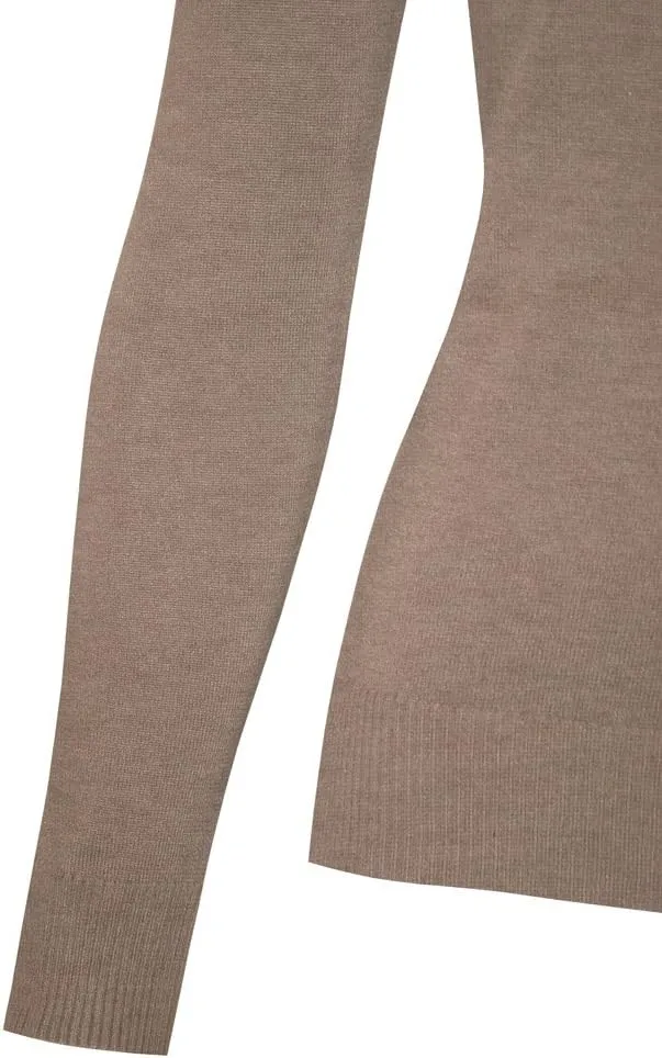 Women's Solid Soft Stretch Pullover Knit Sweater