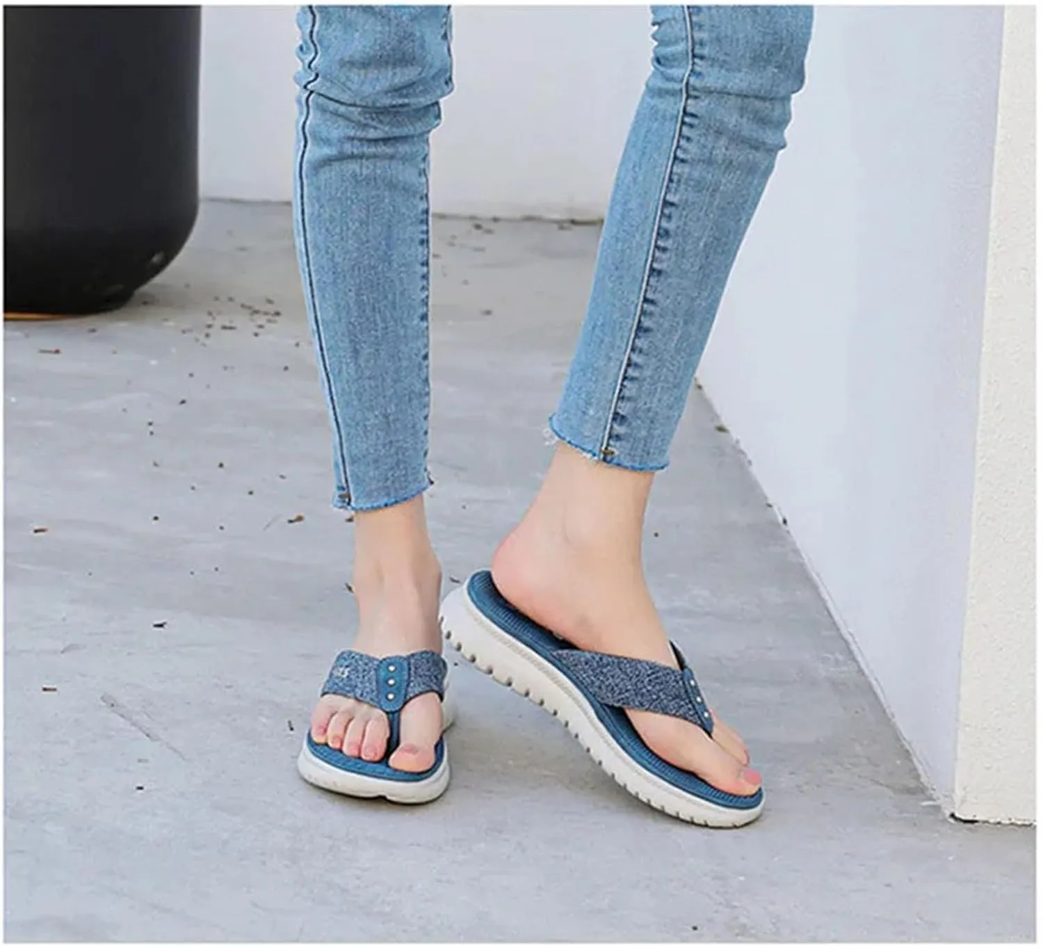 Women's Thick Sole Flip-Flops - Summer Beach Soft Casual Slides