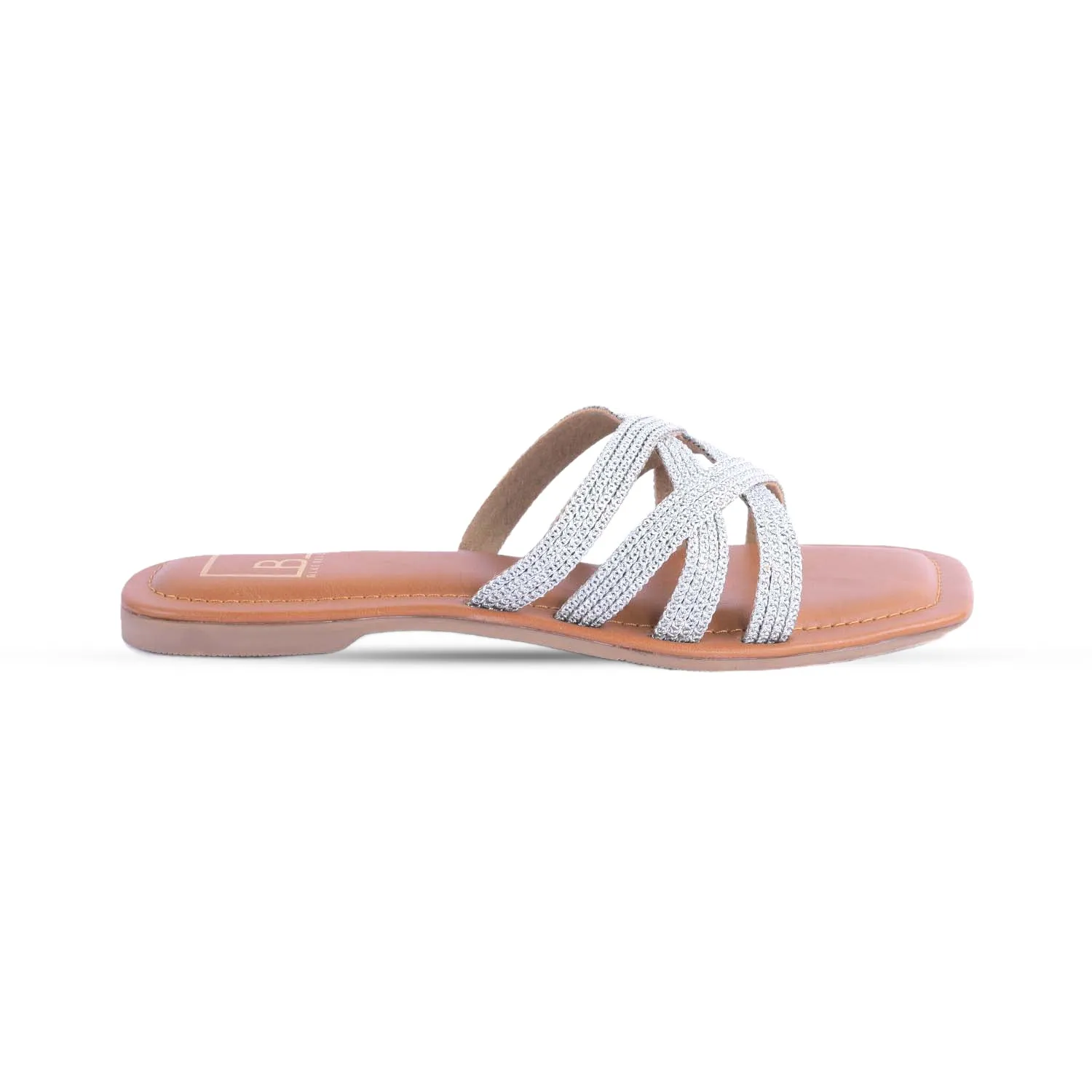 Woven Strap Slip-On Flat