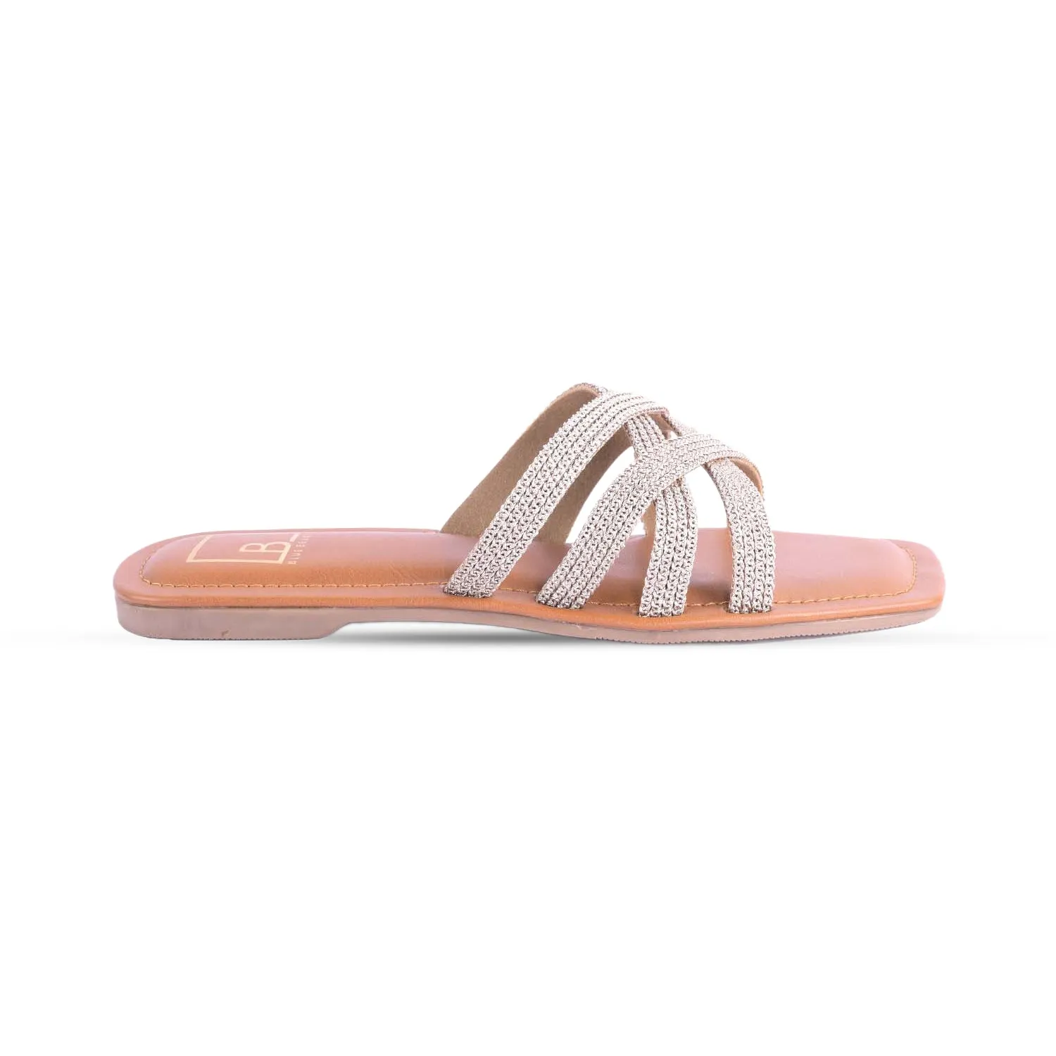 Woven Strap Slip-On Flat