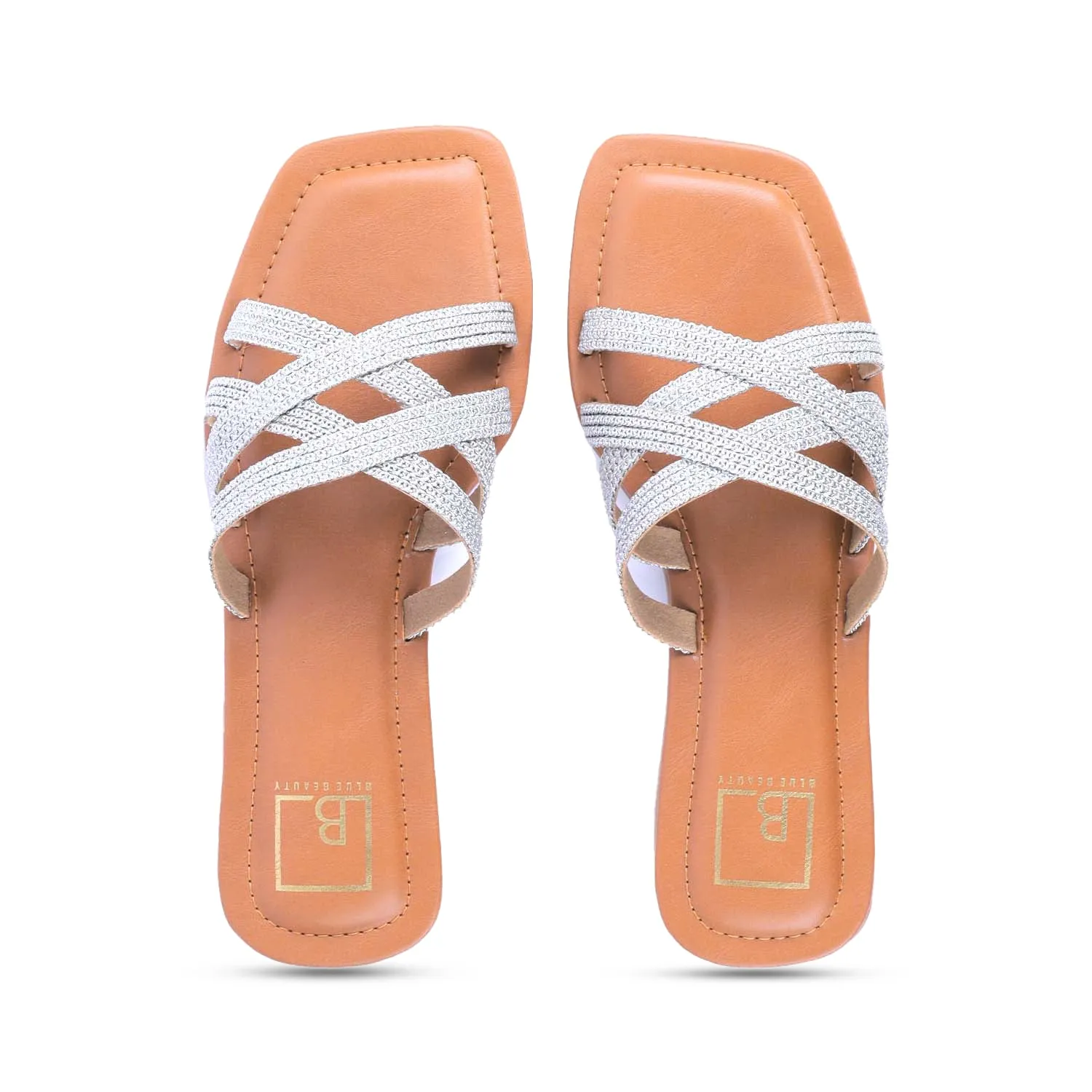 Woven Strap Slip-On Flat