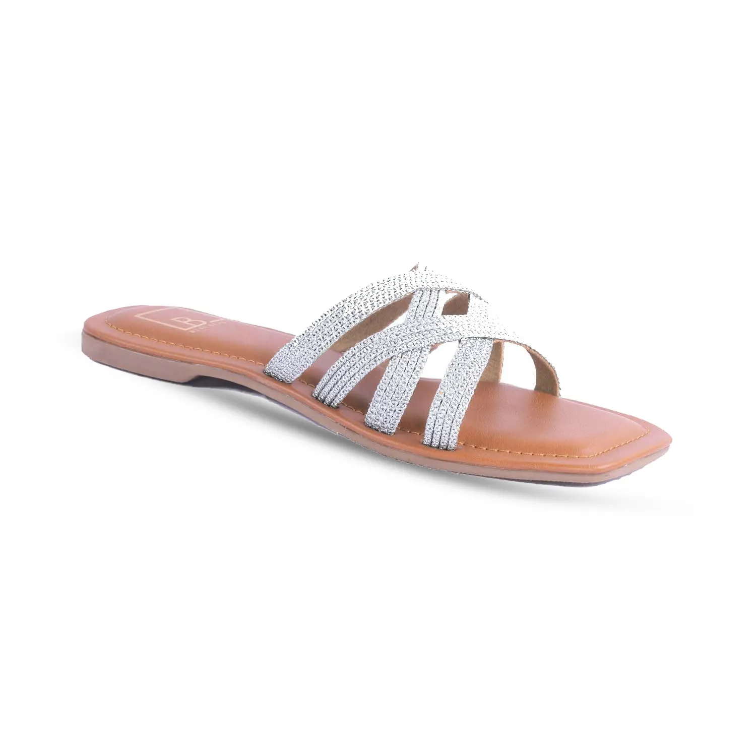 Woven Strap Slip-On Flat