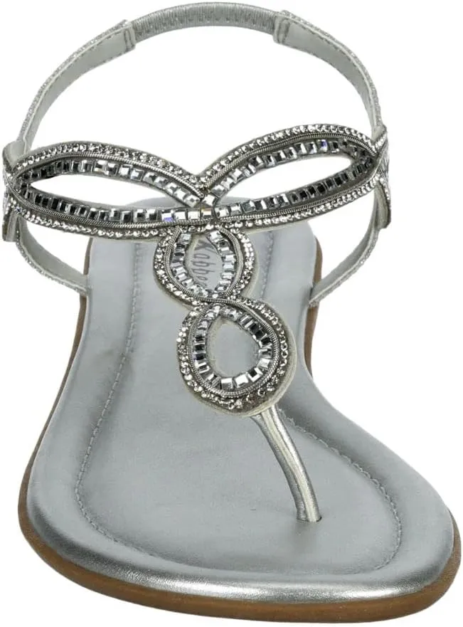 XAPPEAL Akia - Women's Braided Ankle Strap Gladiator Thong Flip Flop Sandals