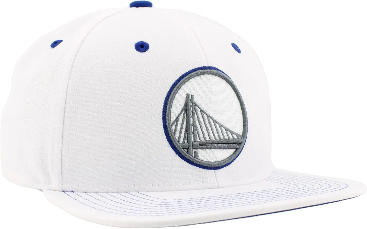ZHATS NBA Officially Licensed Adjustable Snapback Hat Flat Bill Z11 Pop White
