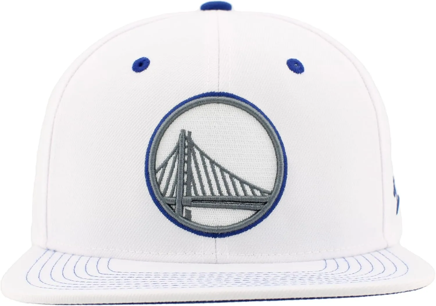 ZHATS NBA Officially Licensed Adjustable Snapback Hat Flat Bill Z11 Pop White