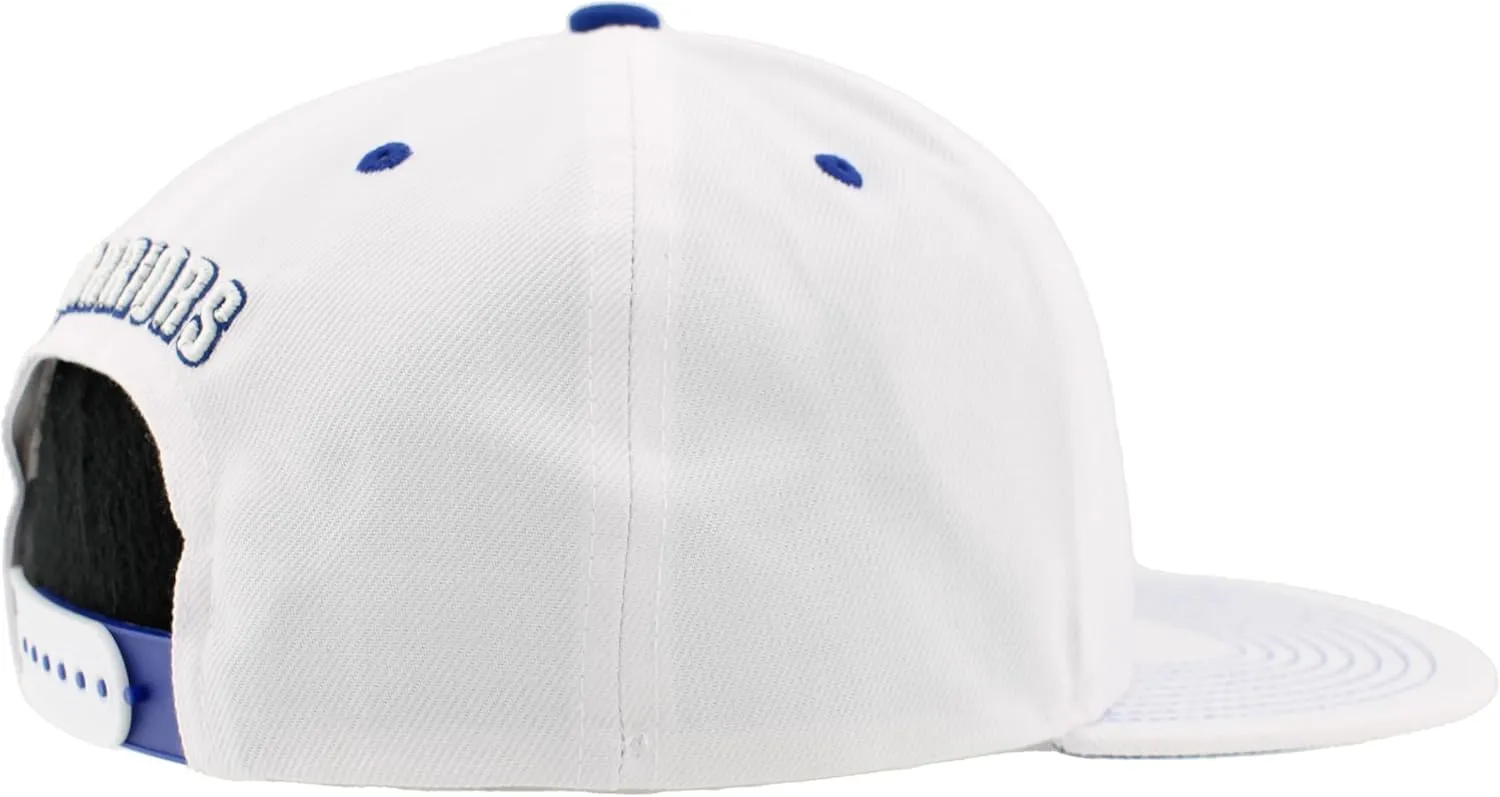 ZHATS NBA Officially Licensed Adjustable Snapback Hat Flat Bill Z11 Pop White