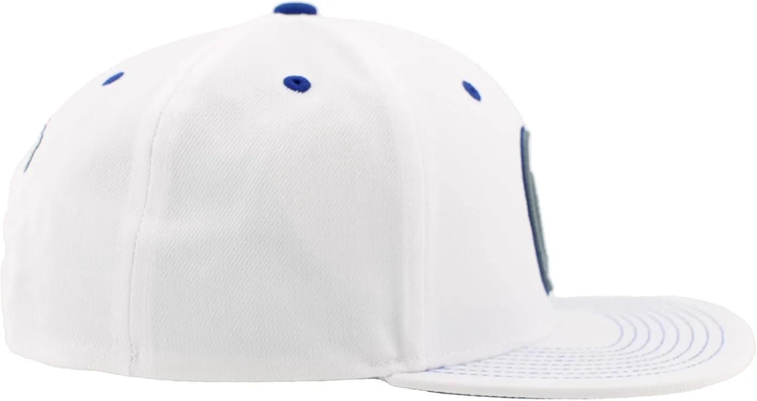 ZHATS NBA Officially Licensed Adjustable Snapback Hat Flat Bill Z11 Pop White
