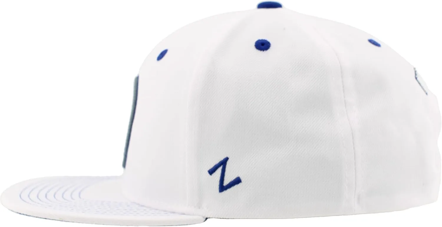 ZHATS NBA Officially Licensed Adjustable Snapback Hat Flat Bill Z11 Pop White