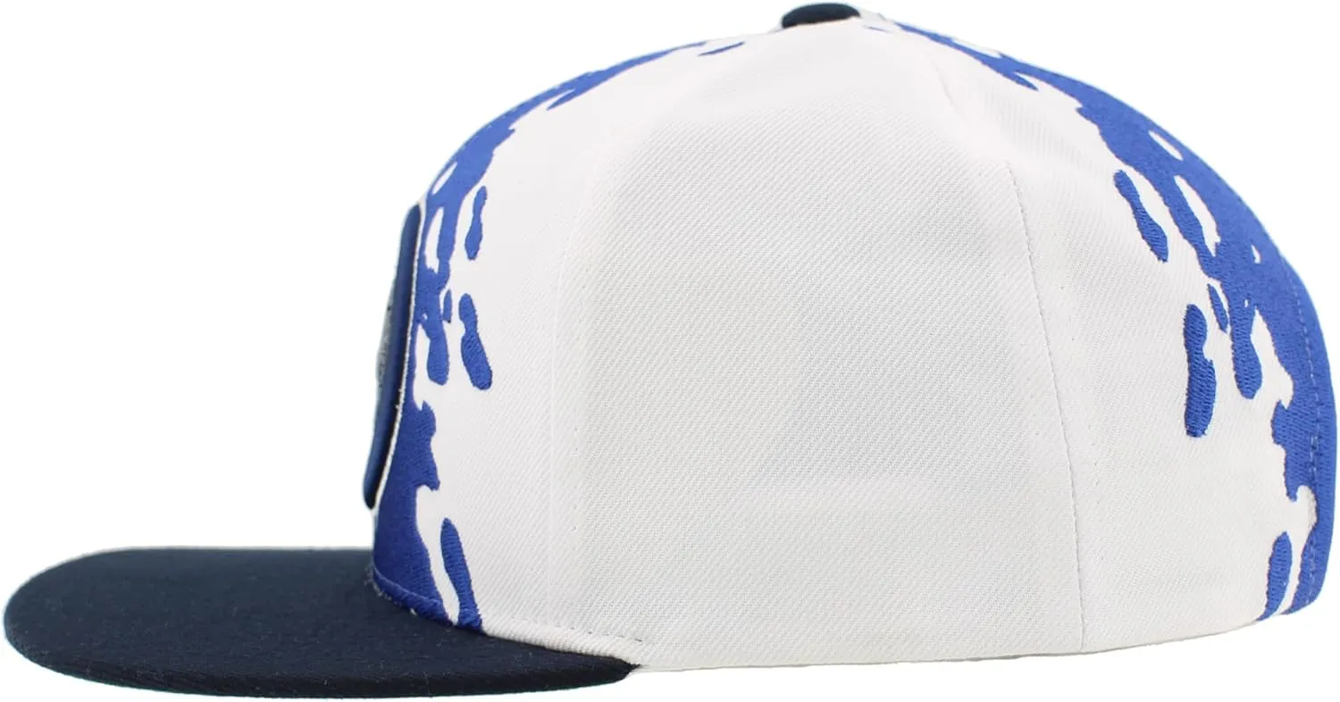 ZHATS NHL Officially Licensed Adjustable Snapback Hat Flat Bill Z11 Retro Paintbrush