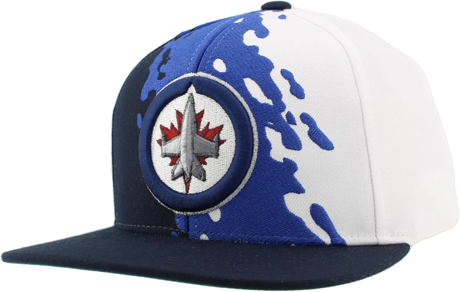 ZHATS NHL Officially Licensed Adjustable Snapback Hat Flat Bill Z11 Retro Paintbrush