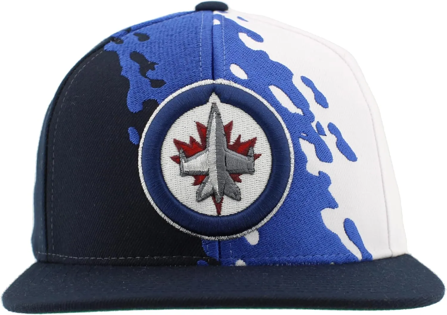 ZHATS NHL Officially Licensed Adjustable Snapback Hat Flat Bill Z11 Retro Paintbrush