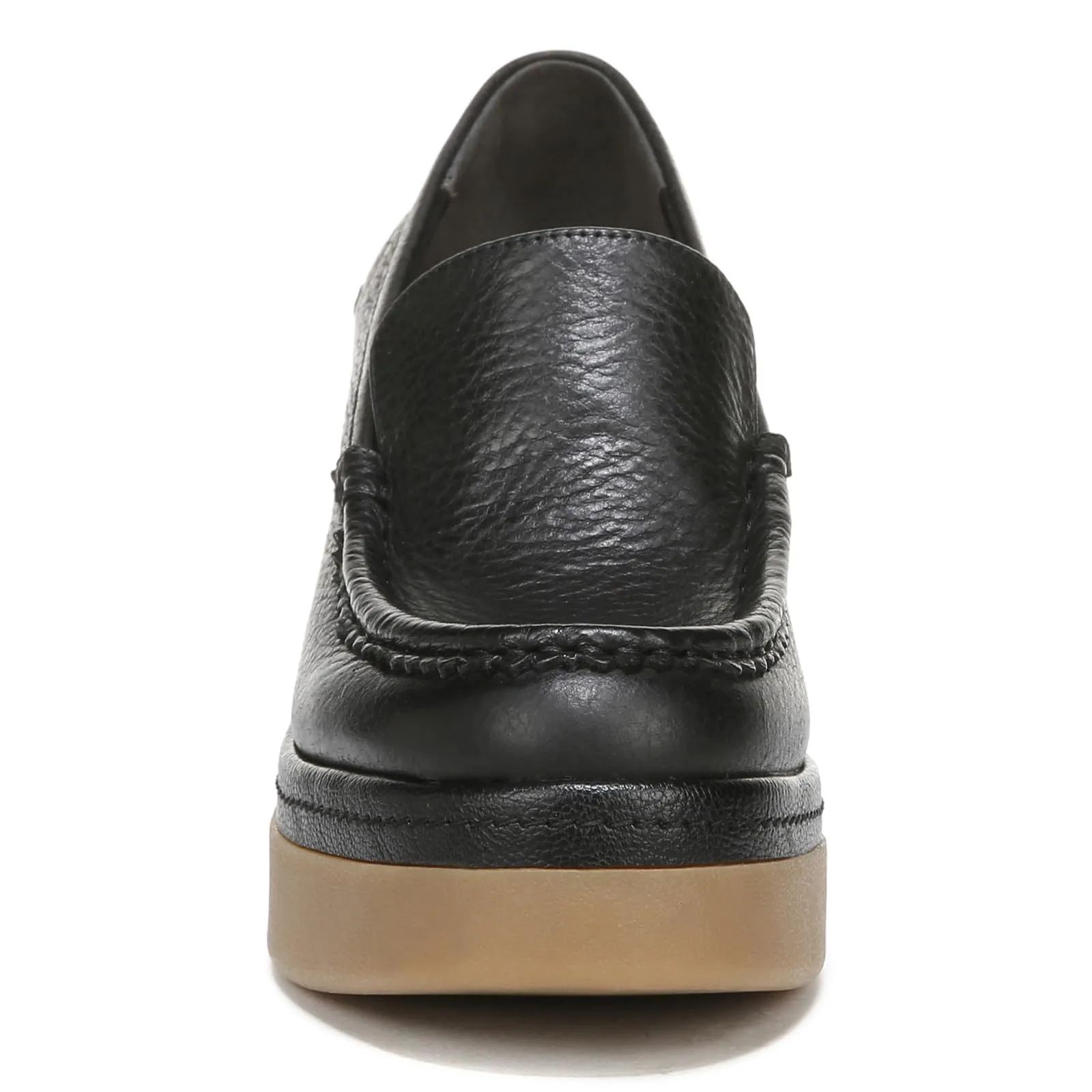 ZODIAC Womens Dorit High Heel Loafer Black Leather 9 M