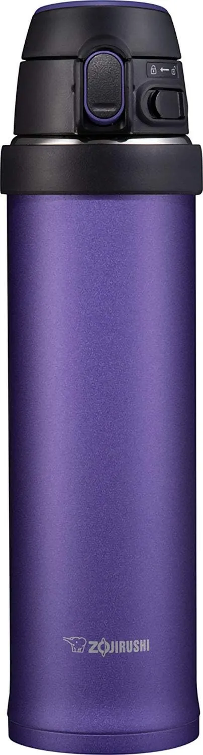 Zojirushi SM-QHE60VK, Flip-and-Go Stainless Mug, 20-Ounce, Purple Dusk