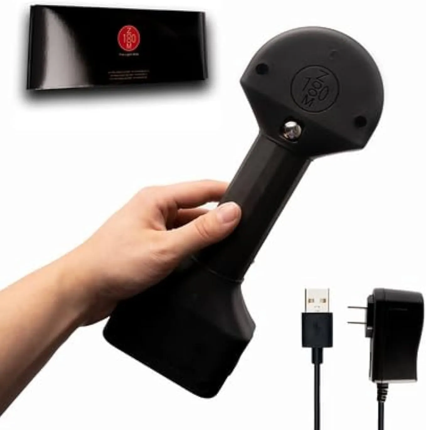Zoom180 Rechargeable. Matches Human Eyesight. High Lumens. Extremely Safe for Camping and Power Outages. Zoom 180.